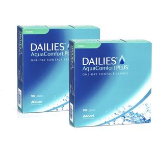 Dailies AquaComfort Plus Toric (180 lenzen) - daglenzen, torisch sport, Nelfilcon A