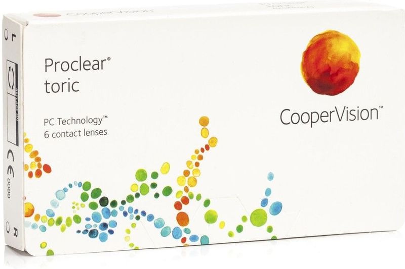 Proclear Toric CooperVision (6 lenzen) - maandlenzen, torisch, Omafilcon A, Omafilcon B