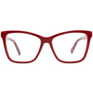 Moschino Love Mol586 C9A 15 54 - brillen, vierkant, vrouwen, rood