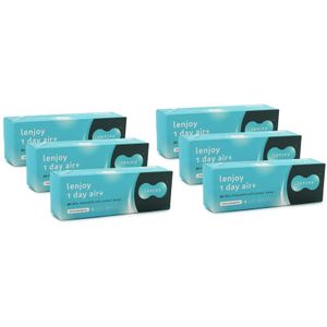 Lenjoy 1 Day Air+ (180 lenzen) - daglenzen, silicone hydrogel sferische en asferische sport, Toulfilcon B