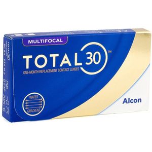 Total30 Multifocal (6 lenzen) - maandlenzen, silicone hydrogel multifocale, Lehfilcon A