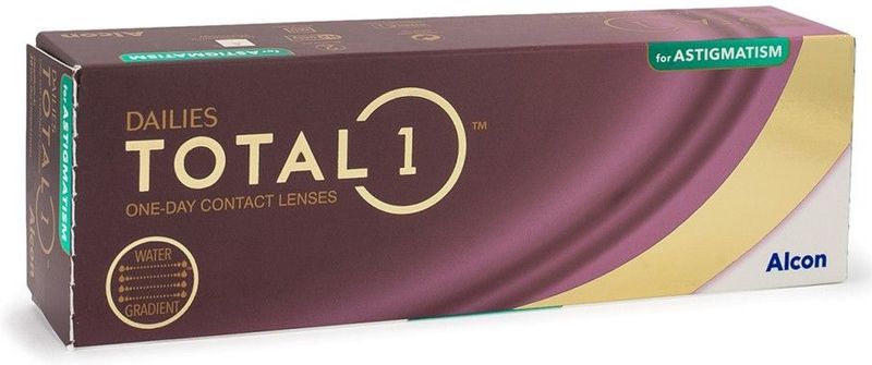 Dailies Total 1 for Astigmatism (30 lenzen) - daglenzen, torisch silicone hydrogel sport, Delefilcon A