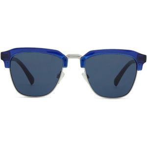 Hawkers No Limit - Blue Denim - vierkant zonnebrillen, vrouwen, blauw