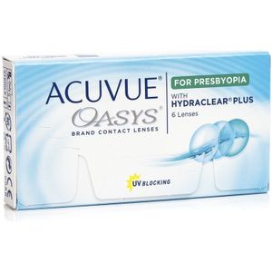 Acuvue Oasys for Presbyopia (6 lenzen) - weeklenzen, silicone hydrogel multifocale, Senofilcon A