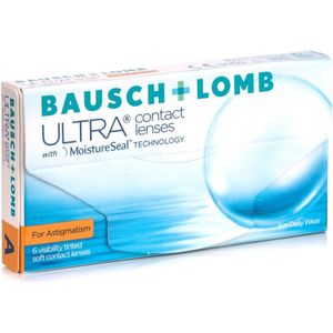 Bausch + Lomb Ultra for Astigmatism (6 lenzen) - dag- en nachtlenzen, torisch silicone hydrogel, Samfilcon A