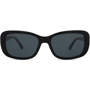 Moschino Love Mol060/S 807 IR 55 - rechthoek zonnebrillen, vrouwen, zwart