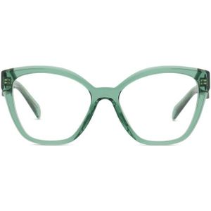 Prada 0PR 20Zv 11R1O1 54 - brillen, cat eye, vrouwen, groen
