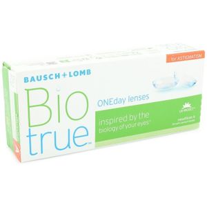 Biotrue ONEday for Astigmatism (30 lenzen) - daglenzen, torisch sport, Nesofilcon A