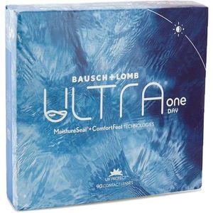 Bausch + Lomb Ultra One Day (90 lenzen) - daglenzen, silicone hydrogel sferische en asferische sport, Kalifilcon A