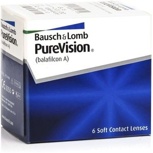 Bausch + Lomb - PureVision - Maandlenzen - 6 pack - BC 8,30
