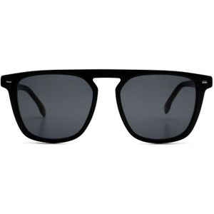 Hugo Boss 1127/S 807 IR 54 - vierkant zonnebrillen, mannen, zwart