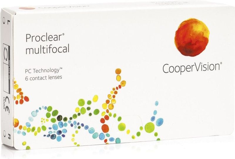 Proclear Multifocal CooperVision (6 lenzen) - maandlenzen, multifocale, Omafilcon A, Omafilcon B