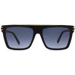 Marc Jacobs Marc 568/S 807 9O 58 - rechthoek zonnebrillen, unisex, zwart