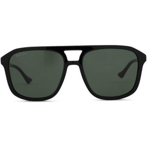 Gucci Gg1494S 001 57 - vierkant zonnebrillen, mannen, zwart