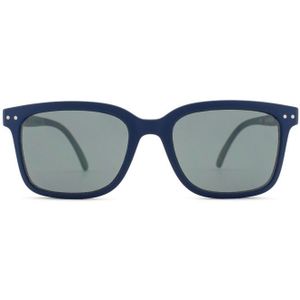 Izipizi Sun #L Navy Blue - rechthoek zonnebrillen, unisex, blauw