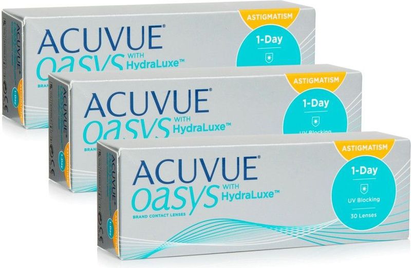 Acuvue - Oasys 1-Day - Daglenzen - Torisch - 90 Lenzen, Silicone Hydrogel, Senofilcon A