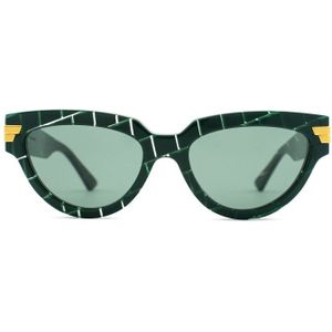 Bottega Veneta Bv1035S 004 55 - cat eye zonnebrillen, vrouwen, groen