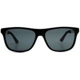 Gucci Gg0687S 001 57 - rechthoek zonnebrillen, mannen, zwart