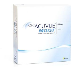 1-Day Acuvue Moist (90 lenzen) - daglenzen, sferische lenzen sport, Etafilcon A