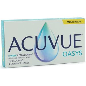 Acuvue Oasys Multifocal (6 lenzen) - weeklenzen, silicone hydrogel multifocale, Senofilcon A
