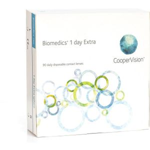 -6.50 - Biomedics® 1 day Extra - 90 pack - Daglenzen - BC 8.60 - Contactlenzen