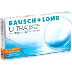 Bausch + Lomb Ultra for Astigmatism (6 lenzen) - dag- en nachtlenzen, torisch silicone hydrogel, Samfilcon A