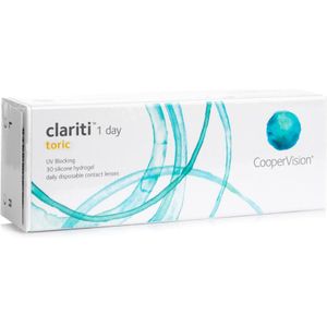 Clariti 1 day Toric (30 lenzen) - daglenzen, torisch silicone hydrogel sport, somofilcon A