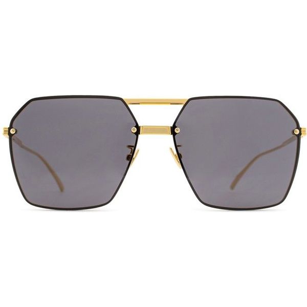 ≥ Heren zonnebril goud nieuw en compleet — Zonnebrillen en Brillen