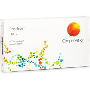 Proclear Toric XR CooperVision (3 lenzen) - maandlenzen, torisch, Omafilcon A, Omafilcon B