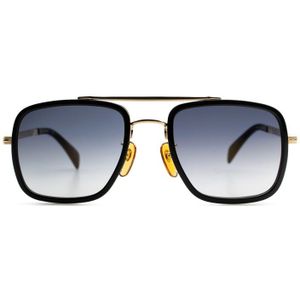 David Beckham DB 7002/S RHL FQ 54 - vierkant zonnebrillen, mannen, goud