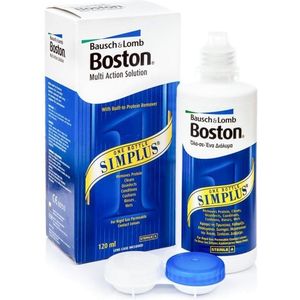 Boston Simplus Solution 120 ml met lenzendoosje - lenzenvloeistof