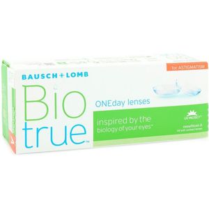 Biotrue ONEday for Astigmatism (30 lenzen) - daglenzen, torisch sport, Nesofilcon A