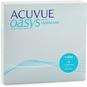 +6.50 - ACUVUE® OASYS 1-Day WITH HYDRALUXE - 90 pack - Daglenzen - BC 8.50 - Contactlenzen