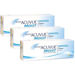 Johnson & Johnson - 1-Day Acuvue Moist for Astigmatism - Daglenzen - 90 Lenzen - Torisch