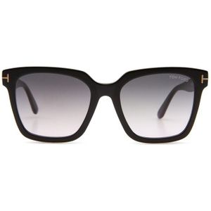 Tom Ford Selby Ft0952 01B 55 - vierkant zonnebrillen, vrouwen, zwart