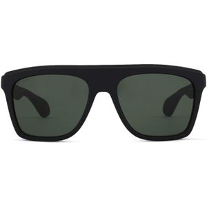 Gucci Gg1570S 001 57 - vierkant zonnebrillen, unisex, zwart