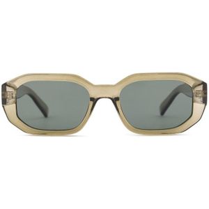 Meller Kessie Stone Olive - rechthoek zonnebrillen, unisex, grijs, polariserend