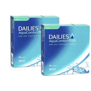 Dailies AquaComfort Plus Toric (180 lenzen) - daglenzen, torisch sport, Nelfilcon A