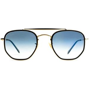 Ray-Ban The Marshal II Rb3648M 91673F 52 - vierkant zonnebrillen, unisex, goud