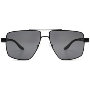 Armani Exchange 0Ax2037S 600081 60 - rechthoek zonnebrillen, mannen, zwart, polariserend