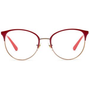 Vogue 0Vo4108 5100 - brillen, rond, vrouwen, rood