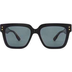 Gucci Gg1084S 001 54 - vierkant zonnebrillen, unisex, zwart