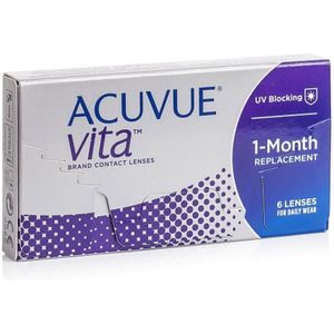 Acuvue Vita (6 lenzen) - maandlenzen, silicone hydrogel sferische en asferische, Senofilcon C