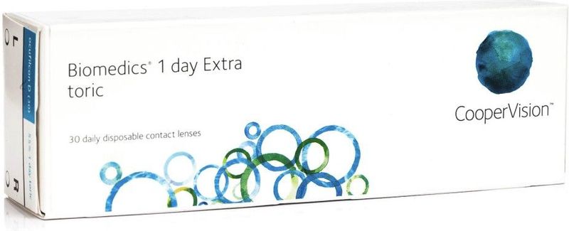Biomedics 1 Day Extra Toric CooperVision (30 lenzen) - daglenzen, torisch sport, Ocufilcon D