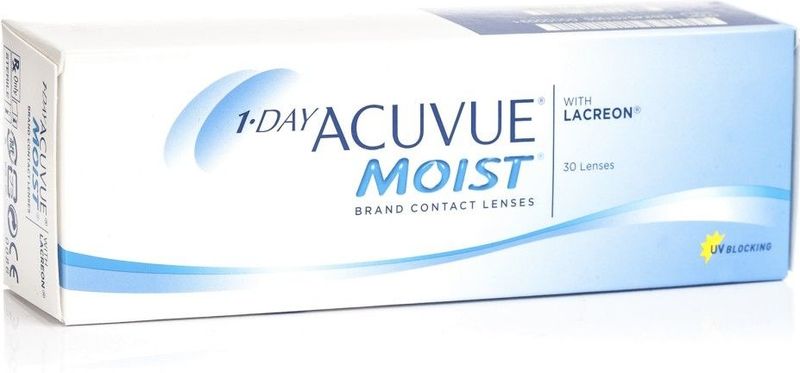 +1.50 - 1-DAY ACUVUE® MOIST - 30 pack - Daglenzen - BC 8.50 - Contactlenzen