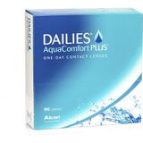 Dailies AquaComfort Plus (90 lenzen) - daglenzen, sferische en asferische sport, Nelfilcon A