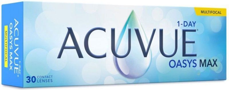 Acuvue Oasys Max 1-Day Multifocal (30 lenzen) - daglenzen, silicone hydrogel bifocale sport, Senofilcon A