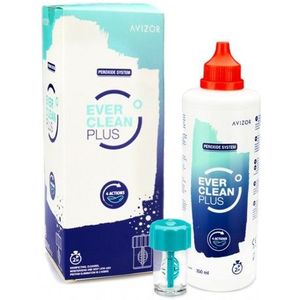 Ever Clean Plus 350 ml met lenzendoosje - lenzenvloeistof