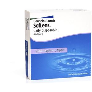 -4.00 - SofLens® Daily Disposable - 90 pack - Daglenzen - BC 8.60 - Contactlenzen