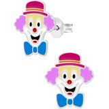 Zilveren oorstekers, vrolijke clown